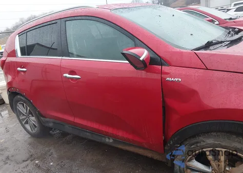 2014 Kia Sportage Sx from USA, damaged, VIN KNDPCCA69E7653421